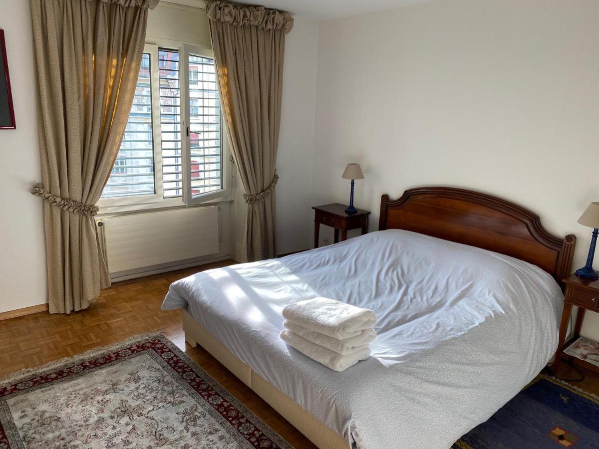Geneve, Plein Centre,Belle Vue Lac, Splendide Et Grand Appartement Екстер'єр фото
