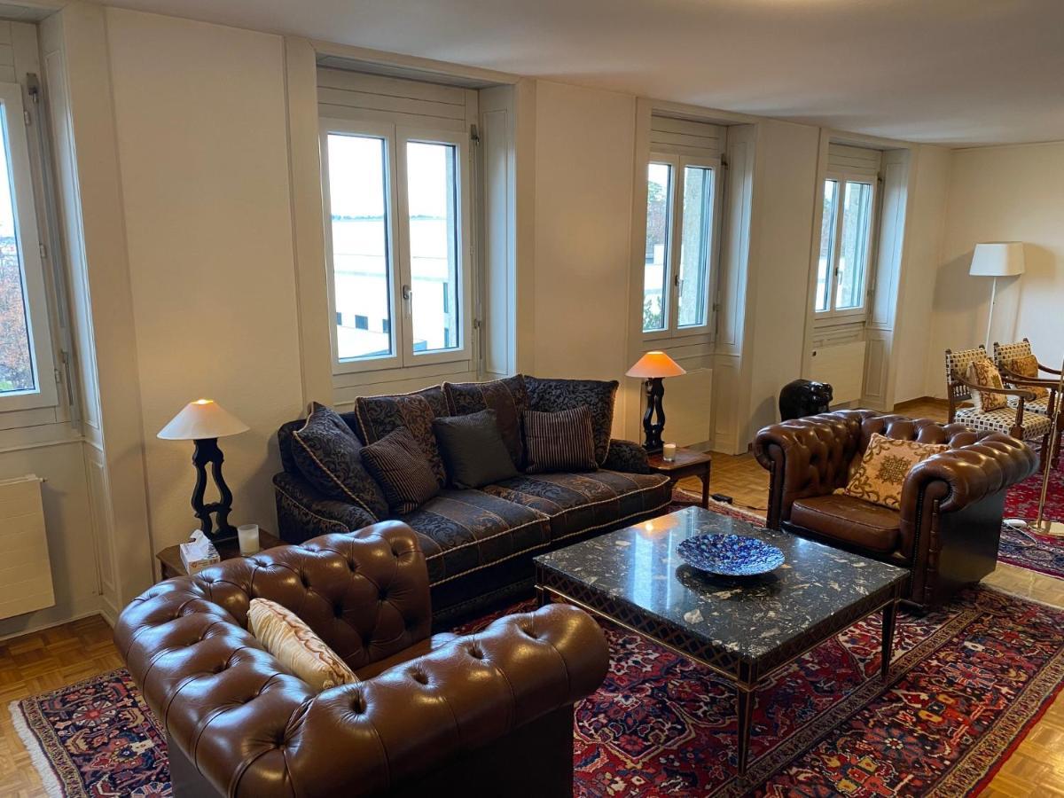 Geneve, Plein Centre,Belle Vue Lac, Splendide Et Grand Appartement Екстер'єр фото