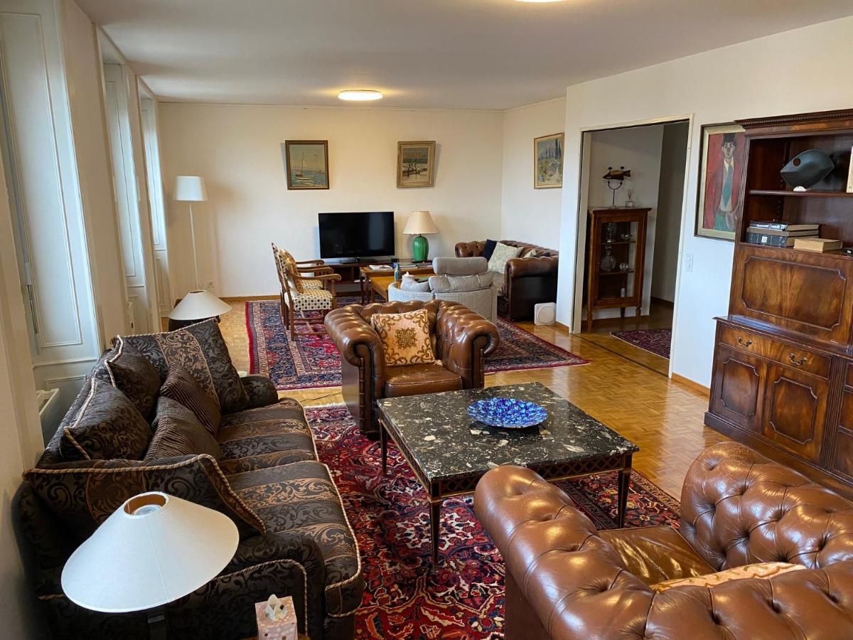 Geneve, Plein Centre,Belle Vue Lac, Splendide Et Grand Appartement Екстер'єр фото